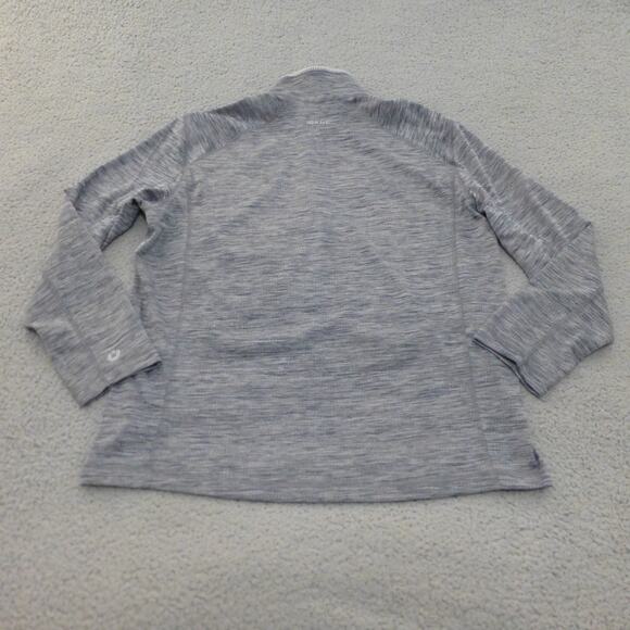 Ibkul Sweatshirt Mens Large Gray 1/4 Zip Pullover Thermal Golf Hiking Outdoor - Picture 2 of 9